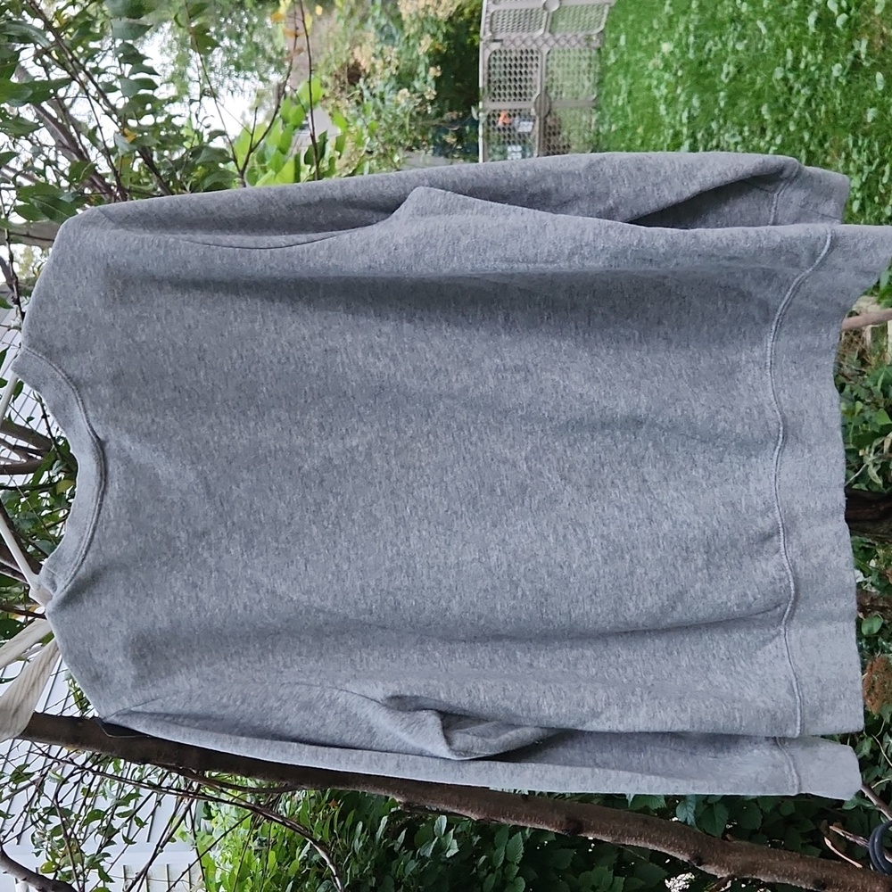 Holiday Editions, Halloween Gray Sweatshirt w Pumpkin and Cat Embroided Design - Picture 4 of 4